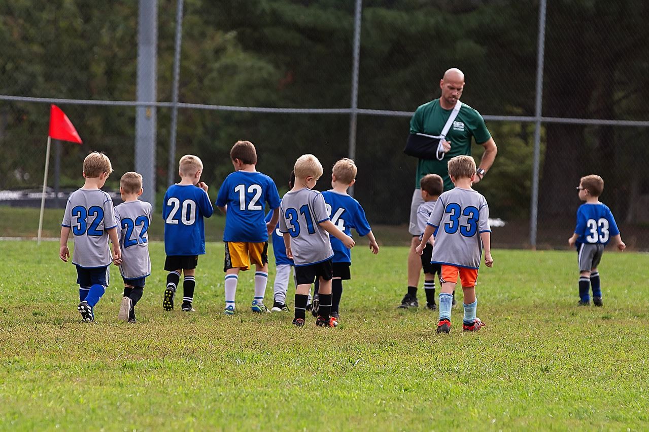 Volunteer Soccer Coach and Team