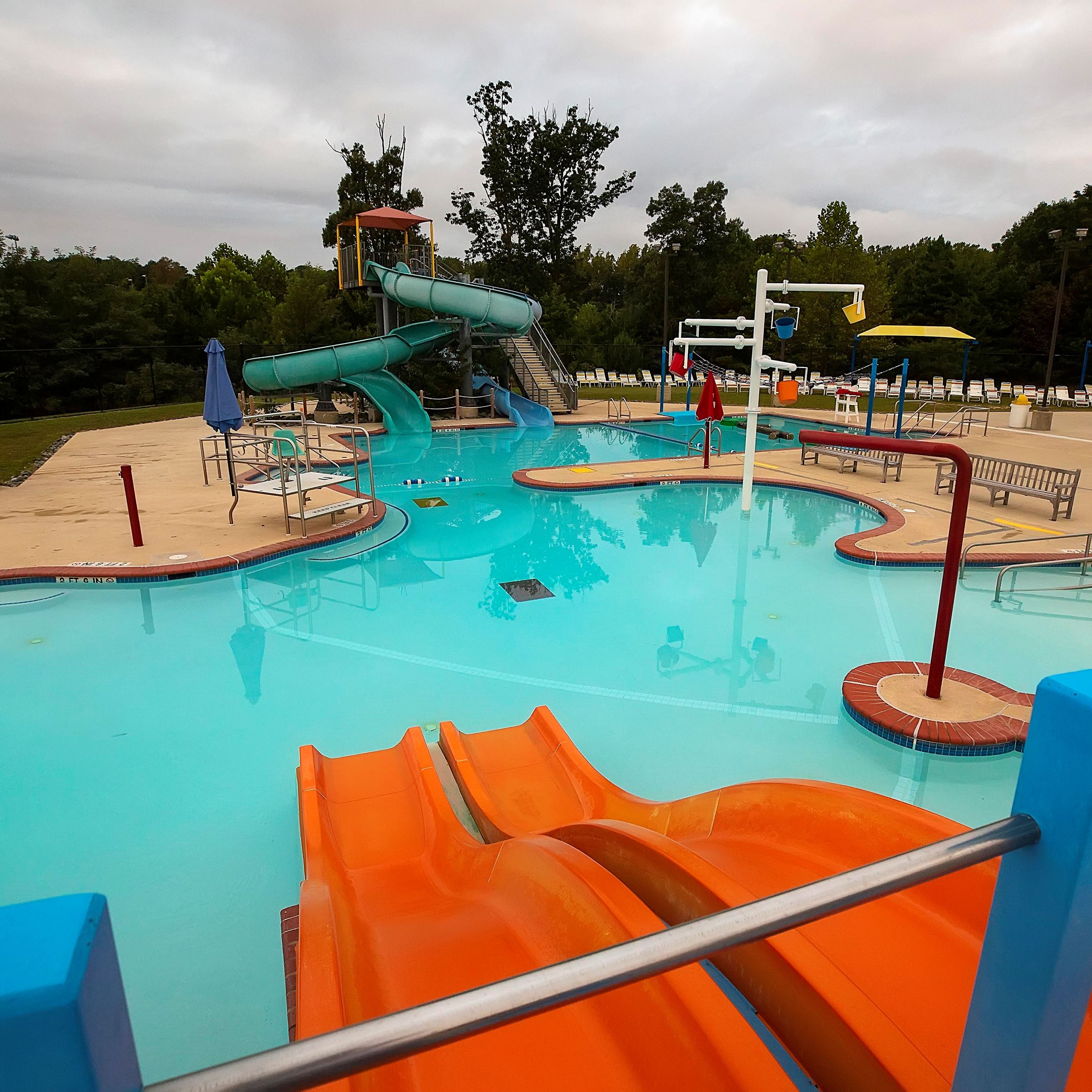 Cove Point Pool water slides