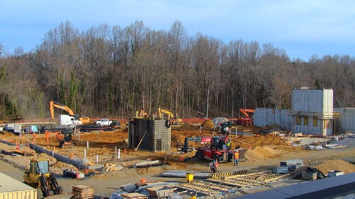 County Admin Building construction progress